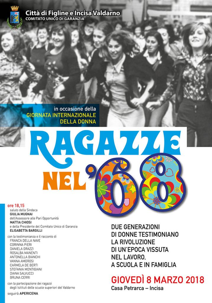 manifesto ragazze del 68_ 8 marzo 2018