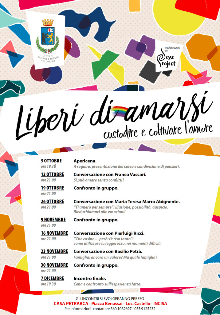 liberi di amarsi_programma completo 2018